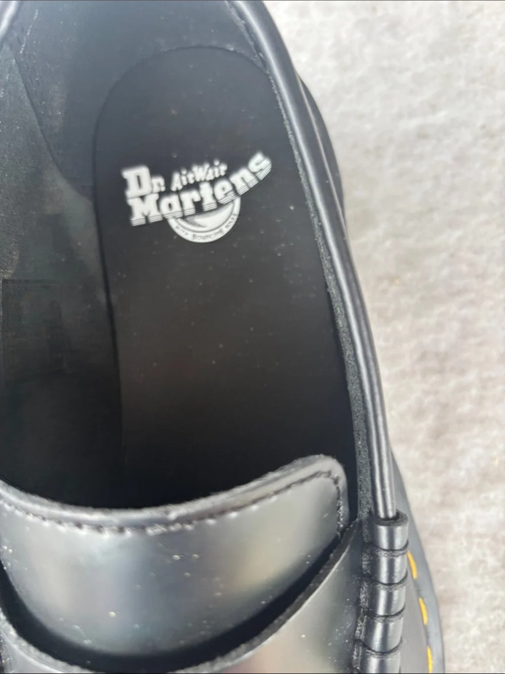 Dr. Martens Black Leather Penny Loafers